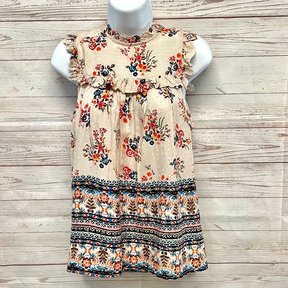 Anthropologie eri + ali Keely ruffle swing blouse Rare!